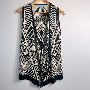 Flying Tomato Sleeveless Cardigan Sweater size S
